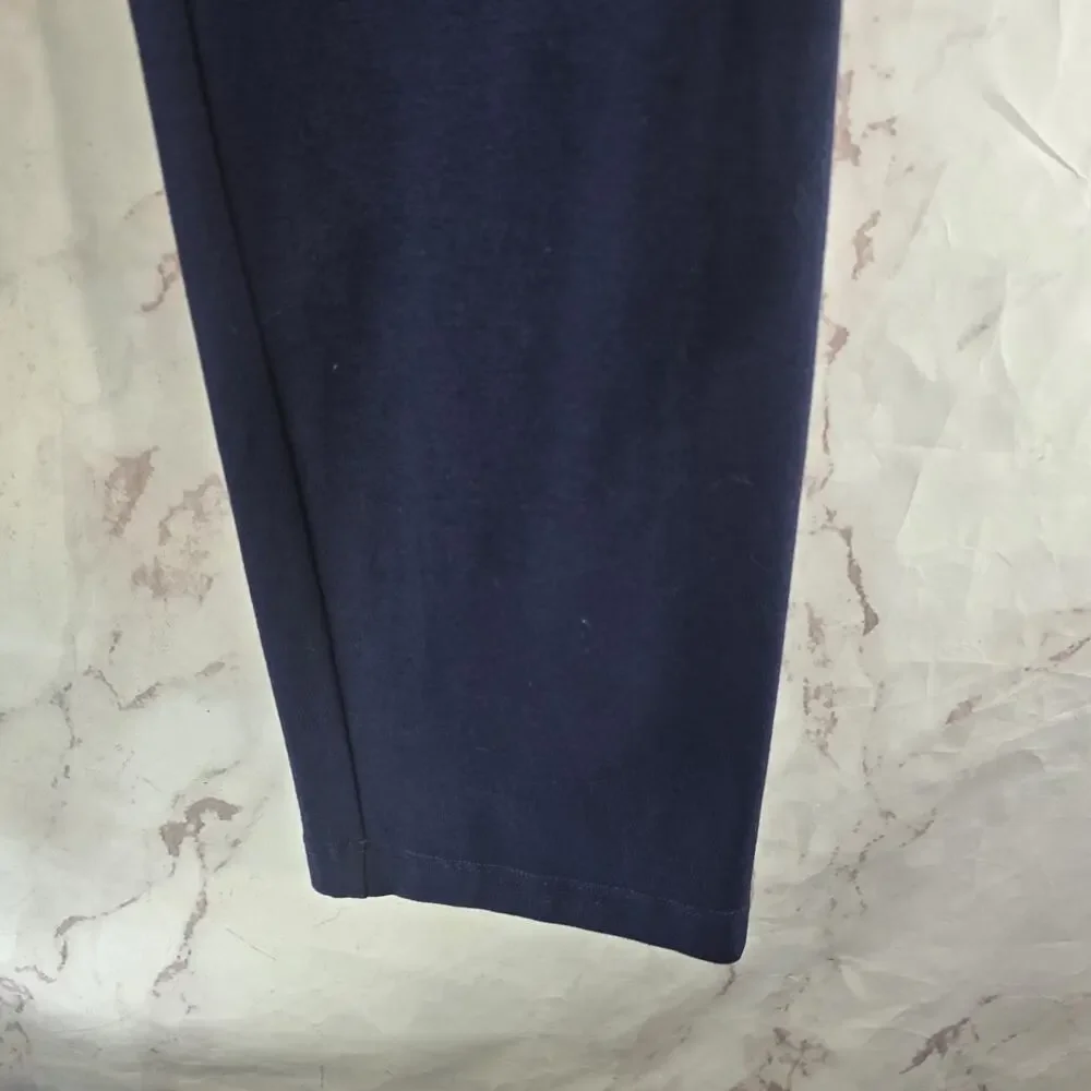 Eileen Fisher Pants Womens XL Navy Blue Stretch Pull On High Rise Crepe Viscose - Picture 4 of 12